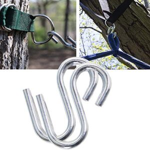 bnytxv 2pcs stainless steel s shape hammock hook for hanging art and decorations