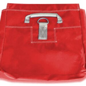 Extra Durable Strong Vinyl Sand Bag | Red PVC | 21" x 21" | Used to Support and Anchor Inflatables, Bounce Houses, Water Slides, Tents, and More | Holds Up to 50 Pounds | 10 Pack