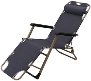 xzgden lightweight leisure lounger portable metal reclinerhousehold office garden patio beach camping lounger chairs