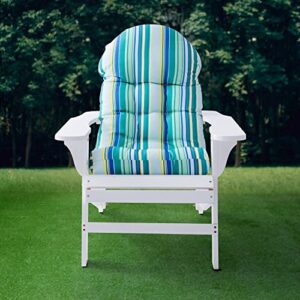 Enipate Weather Resistant Adirondack Chair Cushions High Back Indoor Outdoor Patio Tufted Thicken Lounge Cushion Seat Pads