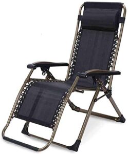xzgden lightweight sun lounger headrest folding recliner adjust height reclining garden camping bed