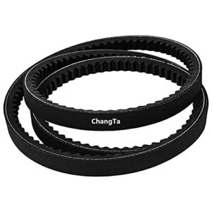 part# 603907 lawn mower pump drive belt 1/2″ x 50 3/4″ for hustler raptor, raptor limited, raptor sd and raptor sdx – 2 pack