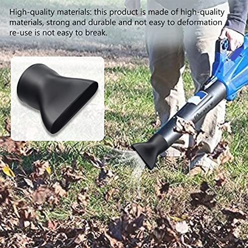 AMTHKNO Flat Tip Nozzle for Kobalt KLB 1040B-03 Leaf Blower 40v KLB 1040 Leaf Blower, KHB 3040-06 40 Volt, (Black)