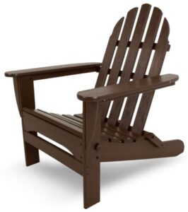 polywood ad5030ma classic folding adirondack chair, 35.00″ x 29″ x 35.00″, mahogany