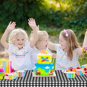 Raweao Picnic Table Cover with Bench Covers - 3 Piece Fitted Picnic Table Cover with Elastic Band and Flannel Backing, Picnic Table Cover for Outdoor, BBQ, Camping (30 X 72 Inch, Black)