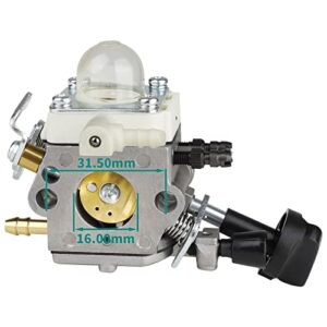 SIMPERAC BG86C Carburetor for Stihl BG86 Blower SH86C Carburetor replace for Zama C1M-S261B, 4241 120 0616