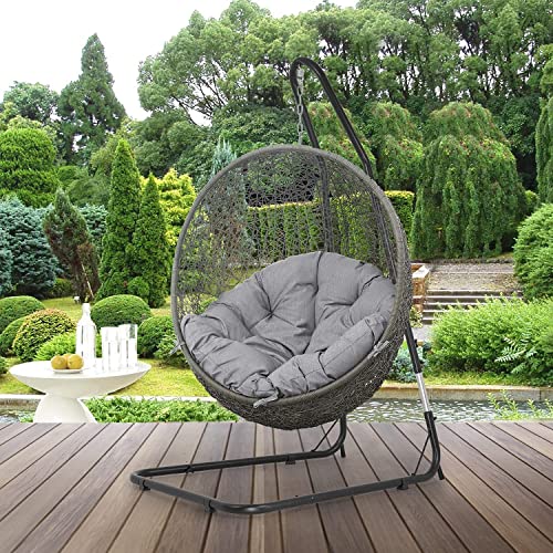 Hammock Chair Stands Hanging Hammock Stands Adjustable Height 78.8" to 96.5" Outdoor Solid Steel Hammock Stand Only for Hanging Hammock Air Porch Swing Chair Indoor