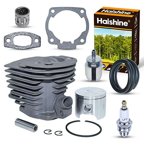 Nikasil Plated Cylinder Piston Bearing Kit For Husqvarna 51 55 For Rancher (46mm) Chainsaw Fuel Filter Line Gasket 503 16 91-71