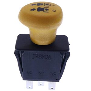 JEENDA PTO Switch 01002111 925-1716A Compatible with CubCadet RZT42 RZT50 RZT54 MTD Troy Bilt Craftsman Tank M48 M50 M54 M60 M72 Enforcer 44 48 54