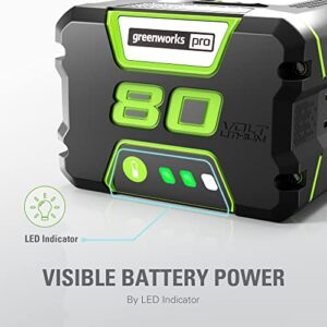 Greenworks PRO 80V 2.5Ah Lithium-Ion Battery (Genuine Greenworks Battery)