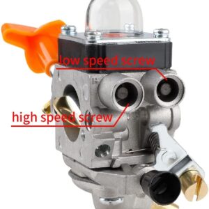 HUZTL FS 90 R Carburetor kit for Stihl FS90R FS90 FS110R FS130R FS100 KM130R FS130 KM90R KM90 FS100RX FS110 KM110R HT100 HT101 Trimmer Weed Eater C1Q-S174 Carb