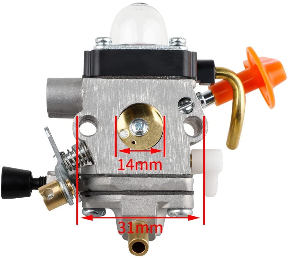 HUZTL FS 90 R Carburetor kit for Stihl FS90R FS90 FS110R FS130R FS100 KM130R FS130 KM90R KM90 FS100RX FS110 KM110R HT100 HT101 Trimmer Weed Eater C1Q-S174 Carb