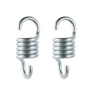 4″ heavy duty hammock chair spring porch swings spring,ceker steel 700lb capacity punch bag spring suspension hooks for hanging chair and swing,heavy bag 2packs