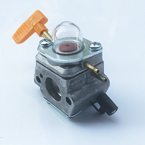 kipa Carburetor for Homelite 308054041 UT-09520 UT-09521 UT-09523 UT-09525 26cc Blowers with Fuel Lines Primer Bulbs Mounting Gaskets