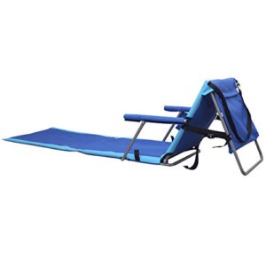 Trademark Innovations Lounger Beach Chair, Blue