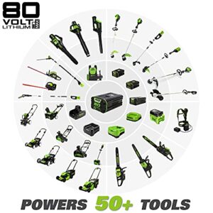 Greenworks Pro 80V 10 inch Cordless Tiller Cultivator, Tool Only, TL80L00