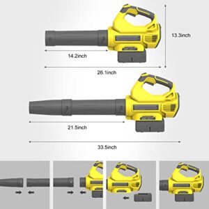 PowerSmart 40V Cordless Leaf Blower with 4.0Ah Battery and Charger, 310 CFM Variable-Speed Battery Powered Max Blower for Patio, Driveway, Yard