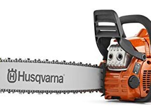 Husqvarna 450 Rancher Gas Chainsaw, 50.2-cc 3.2-HP, 2-Cycle X-Torq Engine, 18 Inch Chainsaw with Automatic Oiler, For Tree Pruning, Yard Cleanups and Firewood Cutting