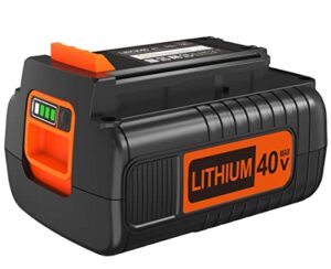 40 volt max 3.0ah lithium replacement battery for black and decker 40v battery lbx2040 lst136 lbxr2036 lbxr36 lht2436 lcs1240 lbx1540 lbx36 lswv36 lst540 lst136w black+decker lithium ion battery