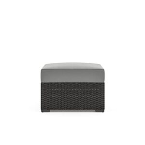 Homestyles Boca Raton Outdoor Ottoman, 1 Seat, Grey