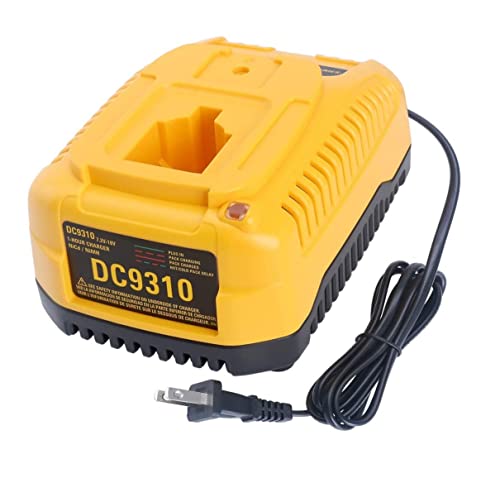 ANOITD Replacement for Dewalt 18V DC9310 for 7.2V-18V NiCad NiMh Battery Charger DC9096 DC9098 DC9099 DW9099 DW9057 DW9072 DW9094 DC9091 DC9071 DW9062 DW9091