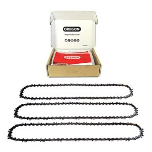 Oregon 3-Pack M72 SpeedCut Chainsaw Chain for 18-Inch Bar - .325-Inch Pitch, .050-Inch Gauge, 72 Drive Links, Replacement Low-Kickback, fits Husqvarna Models and more (95TXL072G)