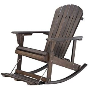 WUnlimited SW2007DB-R Adirondack Rocking Chair, Dark Brown 27.75 x 35 x 35.5