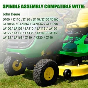 OTDSPARES Replaces 285-851 Spindle Assembly GY20962 GY21098 GY20454 42" 48" Deck - for John Deere D100-D160, LA100-LA165, X110, X120