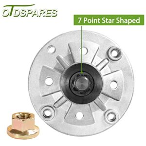 OTDSPARES Replaces 285-851 Spindle Assembly GY20962 GY21098 GY20454 42" 48" Deck - for John Deere D100-D160, LA100-LA165, X110, X120