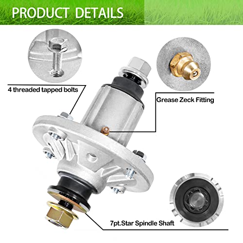 OTDSPARES Replaces 285-851 Spindle Assembly GY20962 GY21098 GY20454 42" 48" Deck - for John Deere D100-D160, LA100-LA165, X110, X120