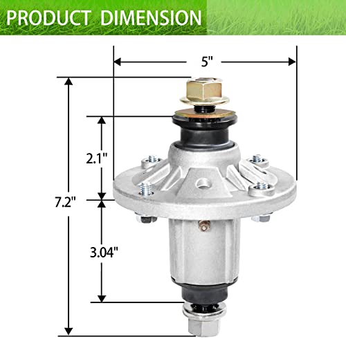 OTDSPARES Replaces 285-851 Spindle Assembly GY20962 GY21098 GY20454 42" 48" Deck - for John Deere D100-D160, LA100-LA165, X110, X120