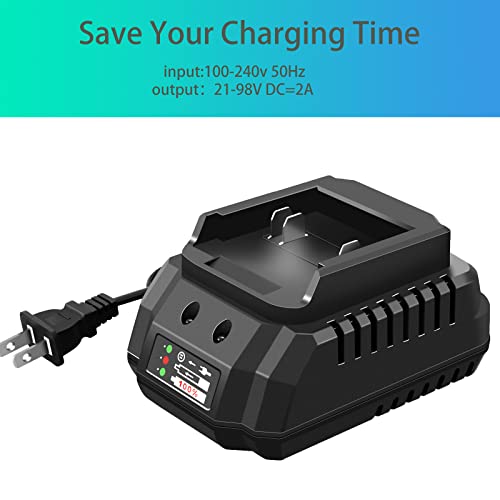 BHY 2.0A Standard Charger for BHY Leaf Blower Battery, Only for BHY Model RC3003 and Model M-16 Leaf Blower Battery