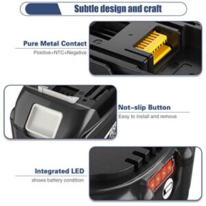 [Upgraded to 9.0Ah] 18V BL1890B Replacemet Lithium-ion Battery Compatible with Makita 18 Volt Battery BL1890 BL1860 BL1830 BL1840 BL1850 BL1850B Cordless Power Tools