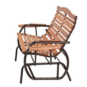 JACK-POST CG-12Z Country Garden Double Glider with Trays, Bronze