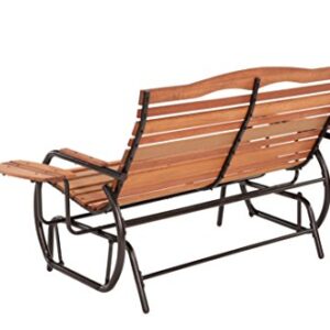 JACK-POST CG-12Z Country Garden Double Glider with Trays, Bronze