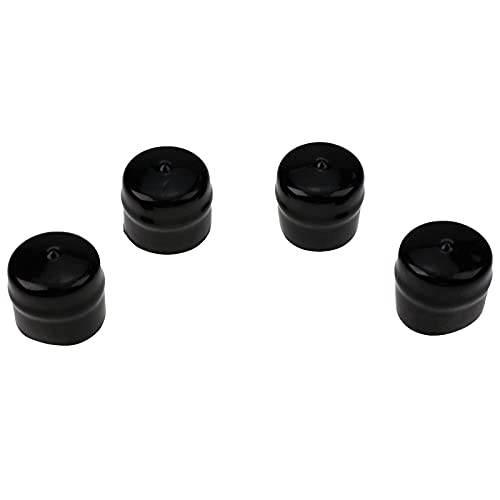 DVPARTS 4PCS 532104757 Rubber Wheel Axle Hub Caps for Husqvarna, Weed Eater, Poulan, Sears, Crafstman, Ryobi and Roper Lawn Mower, Lawn Tractor and Snow Blower 532175039, 104757X, 104757X428