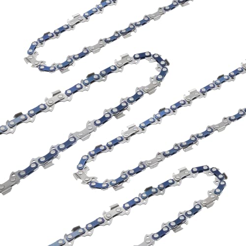 O-CONN 4 Pack 18 Inch Chainsaw Chain 3/8" LP Pitch .050'' Gauge 62 Drive Links Fits Husqvarna, Echo, Poulan, Craftsman and more