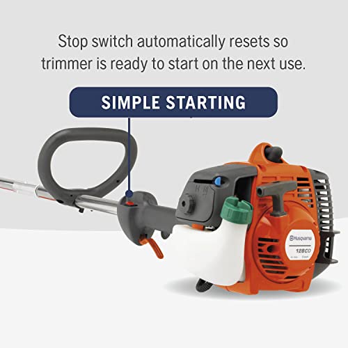 Husqvarna 128CD 17" Cutting Path, Detachable Gas String Trimmer