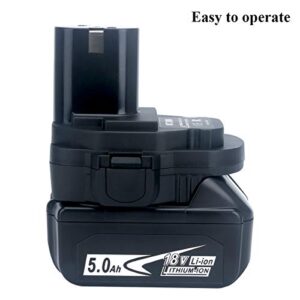 Lasica Adapter Compatible with Makita 18V LXT Lithium Battery to Replacement for Makita 18 Volt Ni-Cd/Ni-Mh Cordless Tool Battery Packs