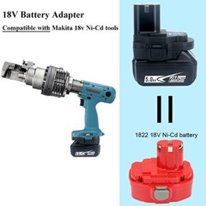 Lasica Adapter Compatible with Makita 18V LXT Lithium Battery to Replacement for Makita 18 Volt Ni-Cd/Ni-Mh Cordless Tool Battery Packs