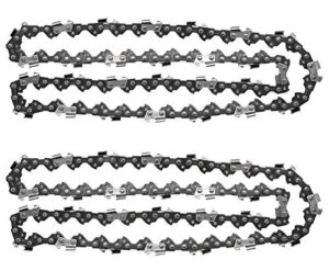 16 inch chainsaw chain,3/8 lp .050 inch 56 drive links,compatible fits for craftsman,echo,homelite,poulan,remington（pack of 2）