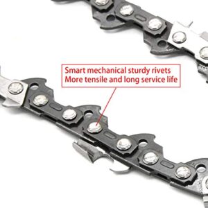 16 inch Chainsaw Chain,3/8 LP .050 Inch 56 Drive Links,compatible fits for Craftsman,Echo,Homelite,Poulan,Remington（Pack of 2）