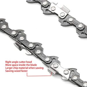 16 inch Chainsaw Chain,3/8 LP .050 Inch 56 Drive Links,compatible fits for Craftsman,Echo,Homelite,Poulan,Remington（Pack of 2）