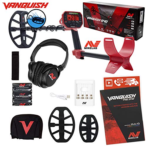 Minelab Vanquish 540 Pro Pack Detector with 2 Coils and Pro-Find 20 Pinpointer