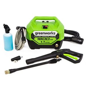 greenworks 1800 psi (1.1 gpm) electric pressure washer pwma certified