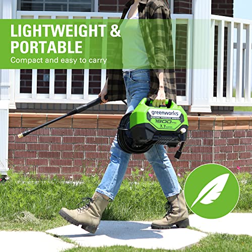 Greenworks 1800 PSI (1.1 GPM) Electric Pressure Washer PWMA Certified