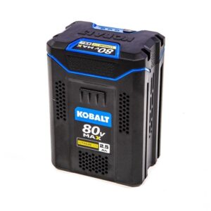 Kobalt 80-volt 2.5-Amp Hours Rechargeable Lithium Ion Cordless Power Equipment Battery KB 2580-06