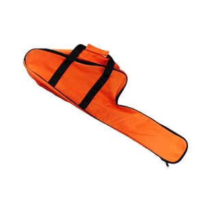 Chainsaw Bag Carrying Case Portable Protection Waterproof Holder Fit for Stihl Husqvarna 12''/14''/16'' Chainsaw Storage Bag(Orange)