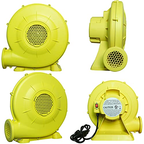 1.25HP(950w) Air Blower, Pump Fan Commercial Inflatable Bouncer Blower, Perfect for Inflatable Bounce House, Jumper, Bouncy Castle （UL certification）