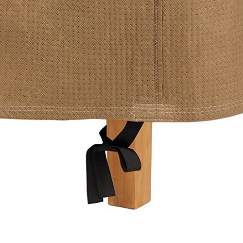 Duck Covers Essential Water-Resistant 47 Inch Rectangular Coffee Table Cover, Outdoor Table Cover